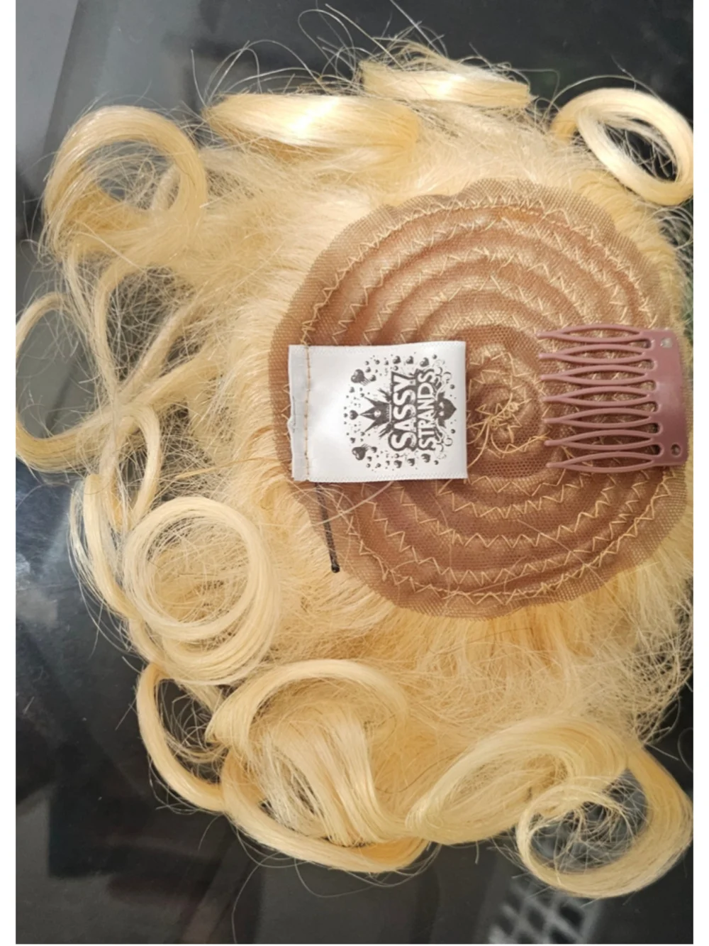 Sassy Strands Blonde Wiglet for Baby or Toddler Pageant Hair